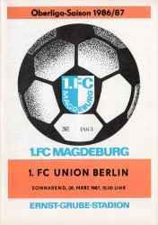 1. FC Magdeburg – 1. FC Union Berlin 1986/87