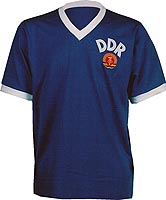 DDR Retro Trikot 1974, blau