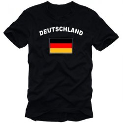 Deutschland-Shirt, schwarz