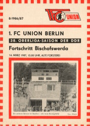 1. FC Union Berlin – Fortschritt Bischofswerda 1986/87