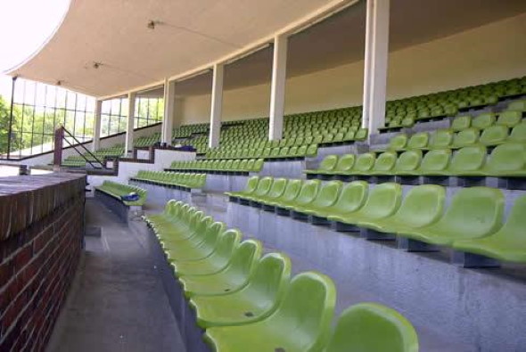 Das Stadion Lichterfelde, Heimstätte des FC Viktoria 89 Berlin.